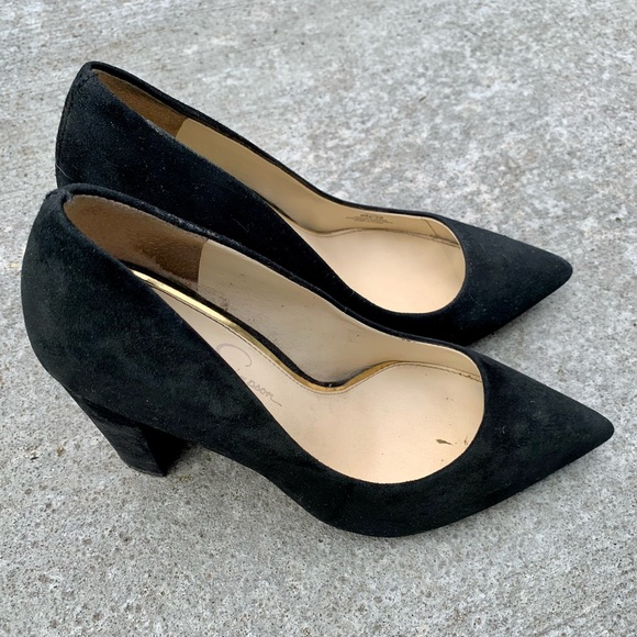 Jessica Simpson Black Heels Size 9 - Picture 5 of 6